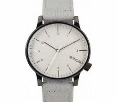 Komono Mens Winston Heritage Duotone Grey Watch