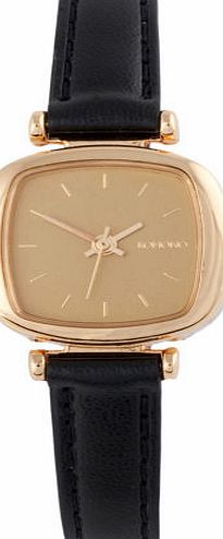 Komono Womens Komono Moneypenny Watch - Gold Black