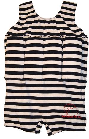 Konfidence Float Suit Black Stripe - 2-3 Years