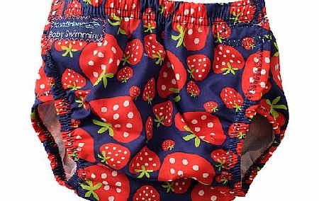 Konfidence Strawberry Aqua Swim Nappy, Red