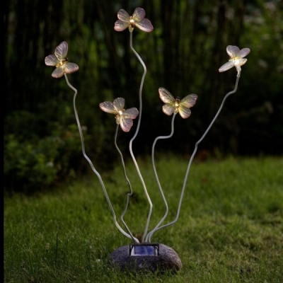 Konstsmide 5 Butterfly Solar Garden Lights 7628 60814