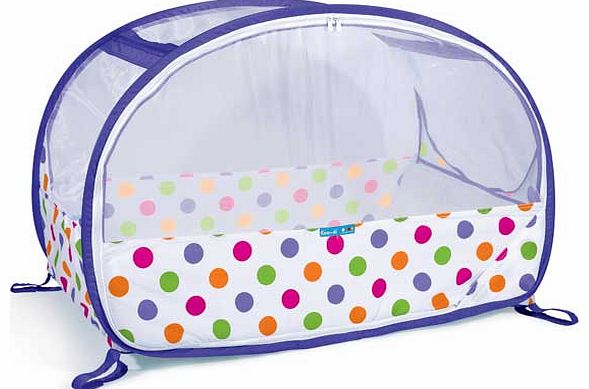 Koo-di Pop-Up Bubble Travel Cot - Polka Dot