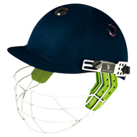 Kookaburra Combat Helmet - Navy/Lime - Juniors.