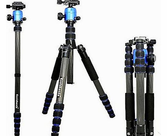 Brand New Digital Camera carbon fiber Tripod Monopod Ball Head For SLR DC DSLR Light Weight