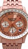 Krug Baumen Air Traveller Diamond Rose Gold Dial