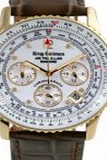 Krug Baumen Air Traveller Diamond White Dial