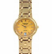 Krug Baumen Charleston 4 Diamond Yellow Dial