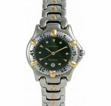 Krug Baumen Ladies Oceanmaster Green Dial