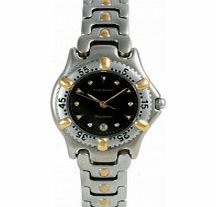 Krug Baumen Ladies Oceanmaster Two Tone Black Dial