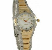 Krug Baumen Ladies Voyager White Silver Gold Watch