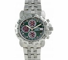 Krug Baumen Mens Sportsmaster Diamond Green Dial