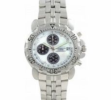 Krug Baumen Mens Sportsmaster Diamond White Watch