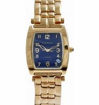 Krug Baumen Mens Tuxedo Blue Gold Watch