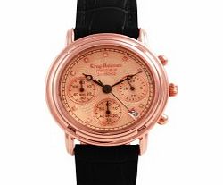 Krug Baumen Principle Diamond Mens Rose Gold