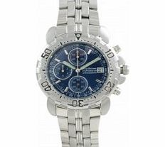 Krug Baumen Sportsmaster Blue Mens Chronograph