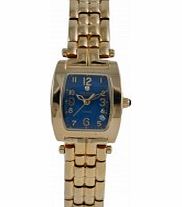 Krug Baumen Tuxedo Diamond Blue Dial Ladies Watch