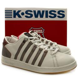 K*Swiss Male Lozan Sp Leather Upper Fashion Trainers in Grey