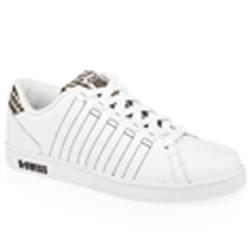 K*Swiss Male Lozan Tt Leather Upper Fashion Trainers in White and Beige