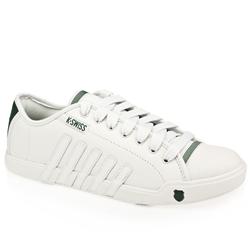 K*Swiss Male Moulton Ii Leather Upper Fashion Trainers in Stone