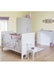 Floresta White Roomset Cotbed, Wardrobe &