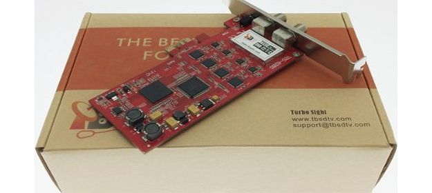 Kubik Digital Electronics TBS PCI-E DVB-T2 Quad TV Tuner Card High Definition Digital Free to Air Tuner (DVB-T/DVB-T2) Receiver - TBS6284