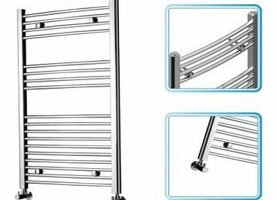 1000mm x 600mm - Chrome Bathroom Heated