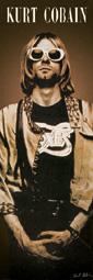 Kurt Cobain Shades Door Poster