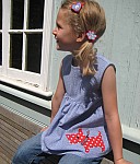 Kushdi For Kids at notonthehighstreet.com Girls check summer top