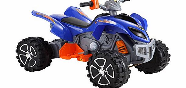 KIDS ROCKET RAPTOR EXTREME 12V RIDE ON BATTERY CHILDRENS ELECTRIC QUAD CAR (Blue)