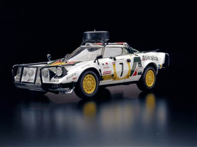 Kyosho Lancia Stratos HF Rally 77 Safari #7 in White