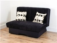 Kyoto Dover Sofa Bed (Louisa Black with Pegasus