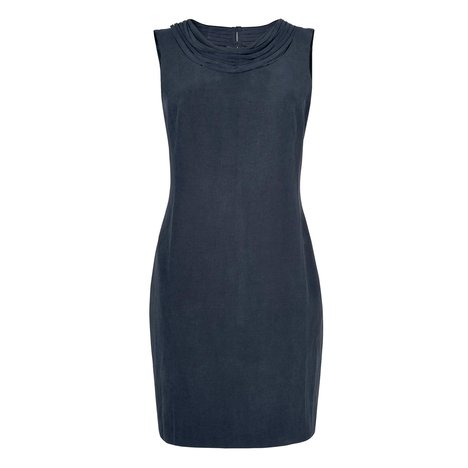 Della Shift Dress Colour Navy