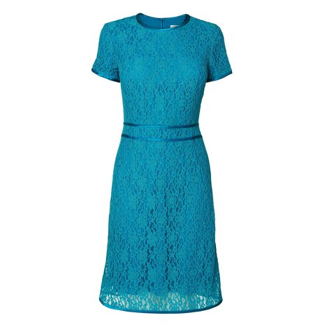 Julia Lace Dress Colour Dark Turquoise