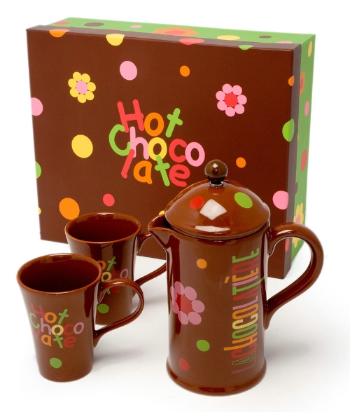 La Cafetiere Funky Chocolatiere Gift Set