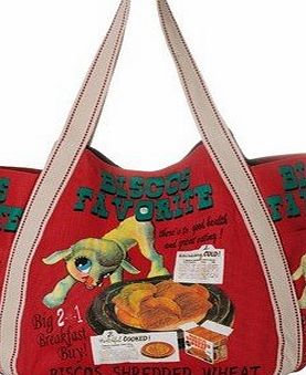 La Chaise Longue 30-C2-239 Shopping Bag Cotton with Lamb Print