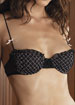 La Perla Black Label Nido Dape underwired balconette bra