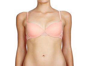 Spring in NY peach T-shirt bra