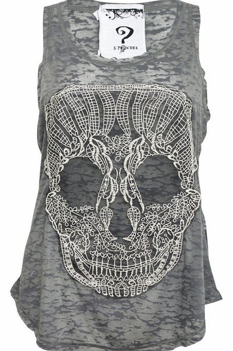 Skull Burnout Vest 202-863