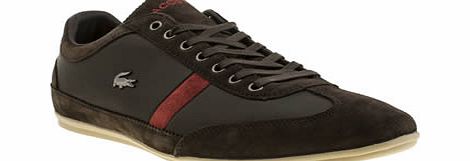 Lacoste Dark Brown Misano 22 Trainers