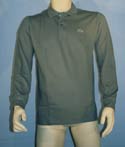 Grey Long Sleeve Polo Shirt (l1312 FSE)