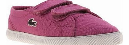 kids lacoste pink marcel girls toddler