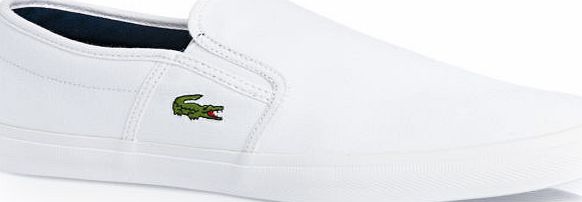 Lacoste Mens Lacoste Gazon Sport Shoes - White/dark Blue