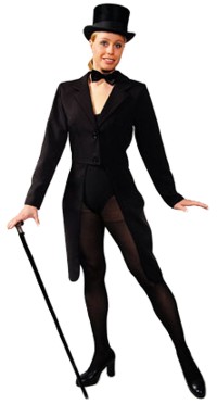 Black Tailcoat (UK size 8)