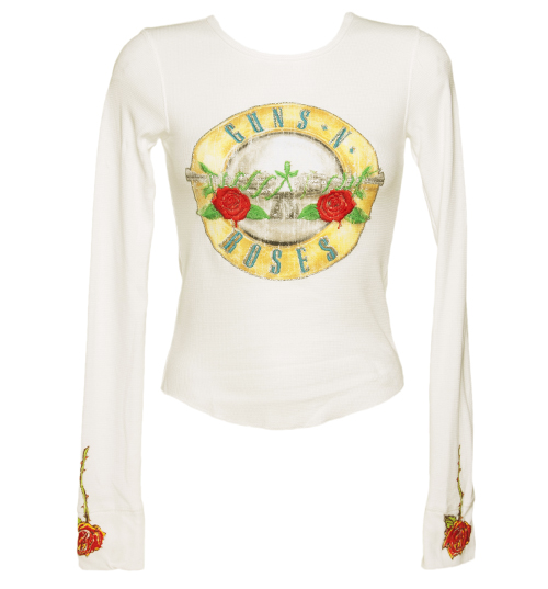 Guns N Roses Long Sleeve Skinny Fit T-Shirt