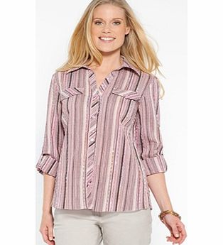 Striped Blouse, Fuller Bust Fitting