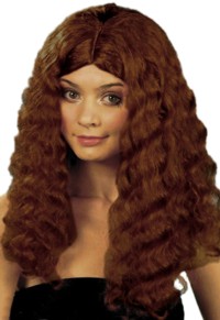 Wig - Frizzy Auburn, Long