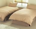 narrow stripe duvet cover set