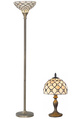 raindrop tiffany table and floor lamps