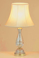 victoria lead crystal table lamp