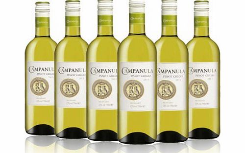 Laithwaites Wine Campanula White Wine Pinot Grigio 2013 75cl (Case of 6)